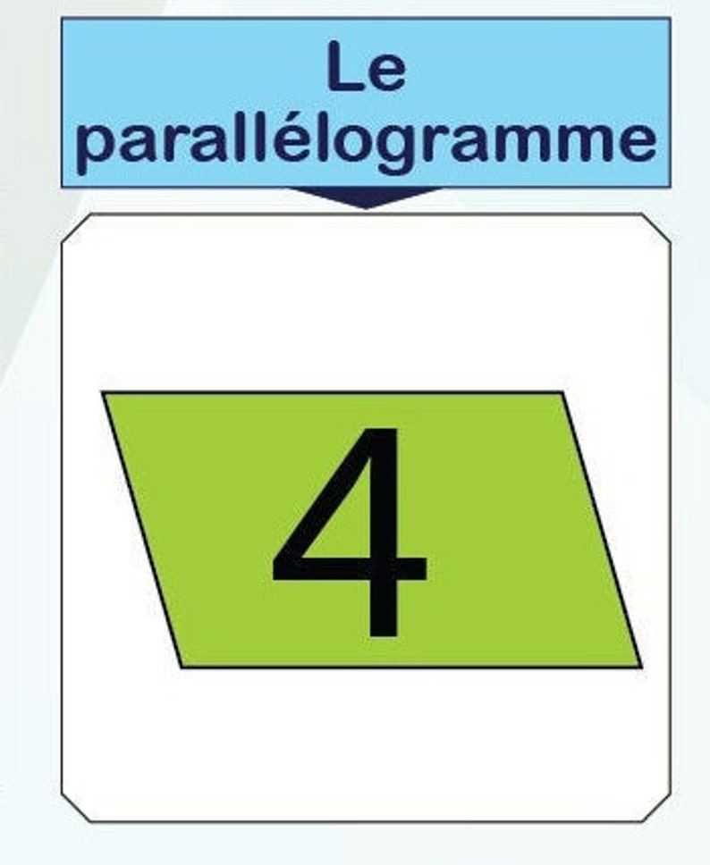 La Géométrie / FRENCH Geometry Poster / Printable School Art / Etsy