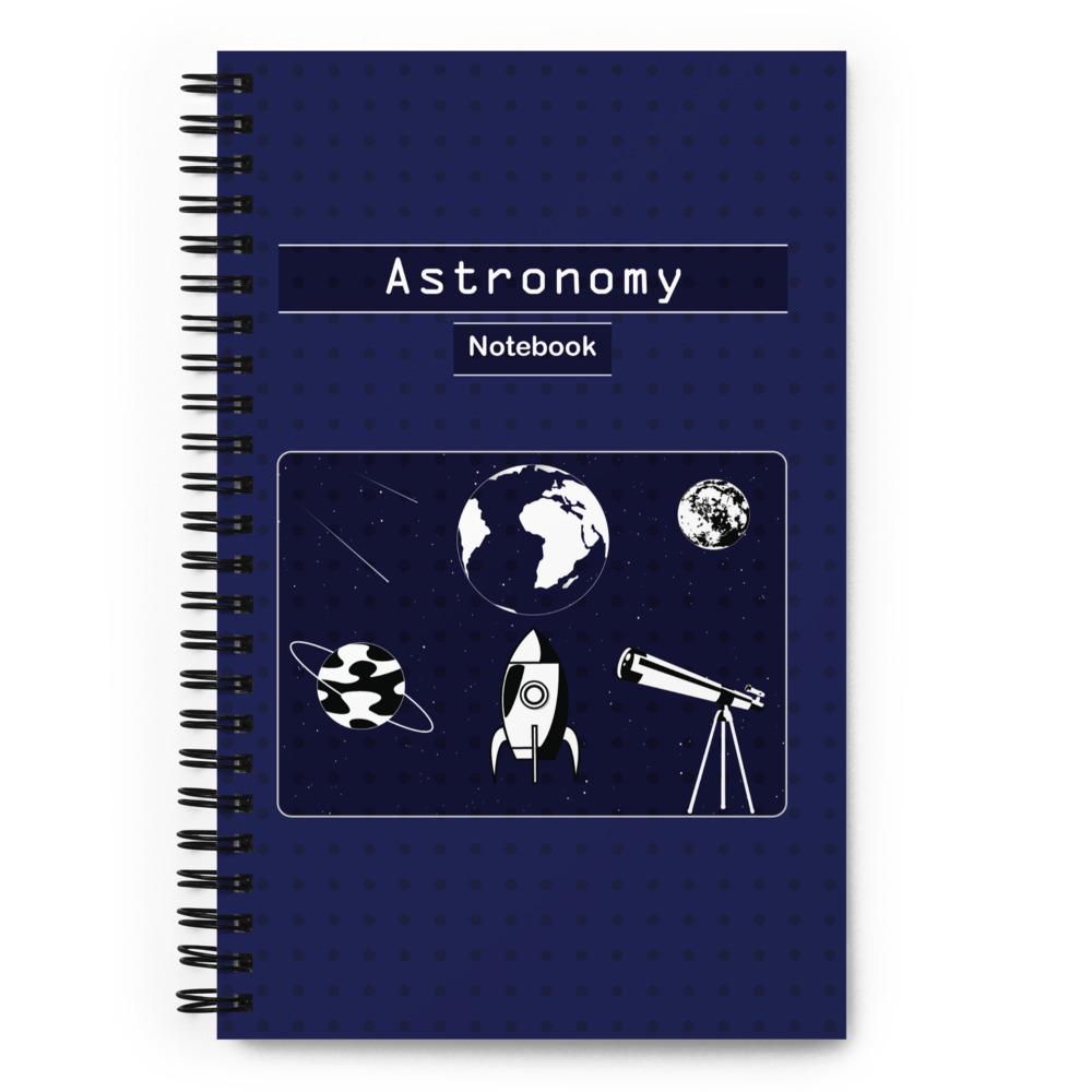 ASTRONOMY Spiral Notebook, Dotted Paper Composition for Science Students. -  Etsy, image size:1000x1000