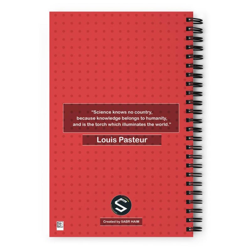 SCIENCE Spiral Notebook Dotted Paper Composition, for Scientific ...