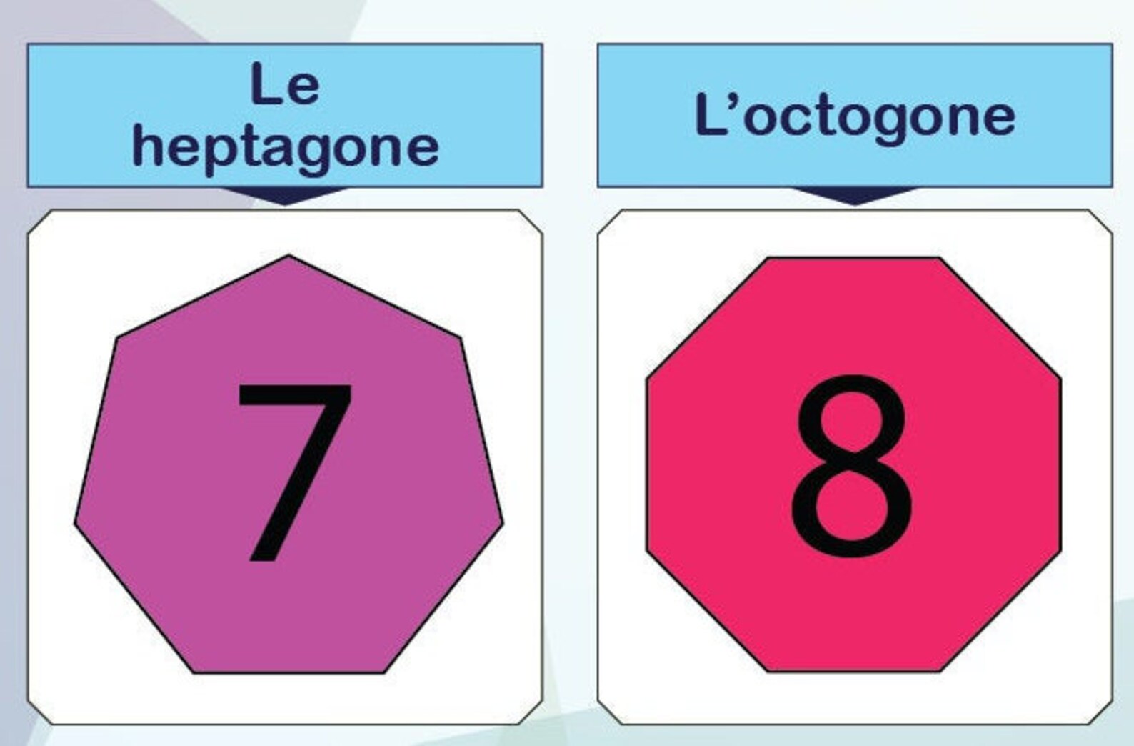 La Géométrie / FRENCH Geometry Poster / Printable School Art / Etsy