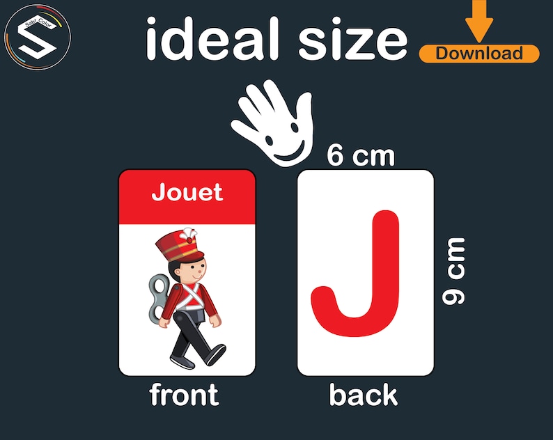 French Alphabet Printable Flashcards for Homeschool and Kindergarten