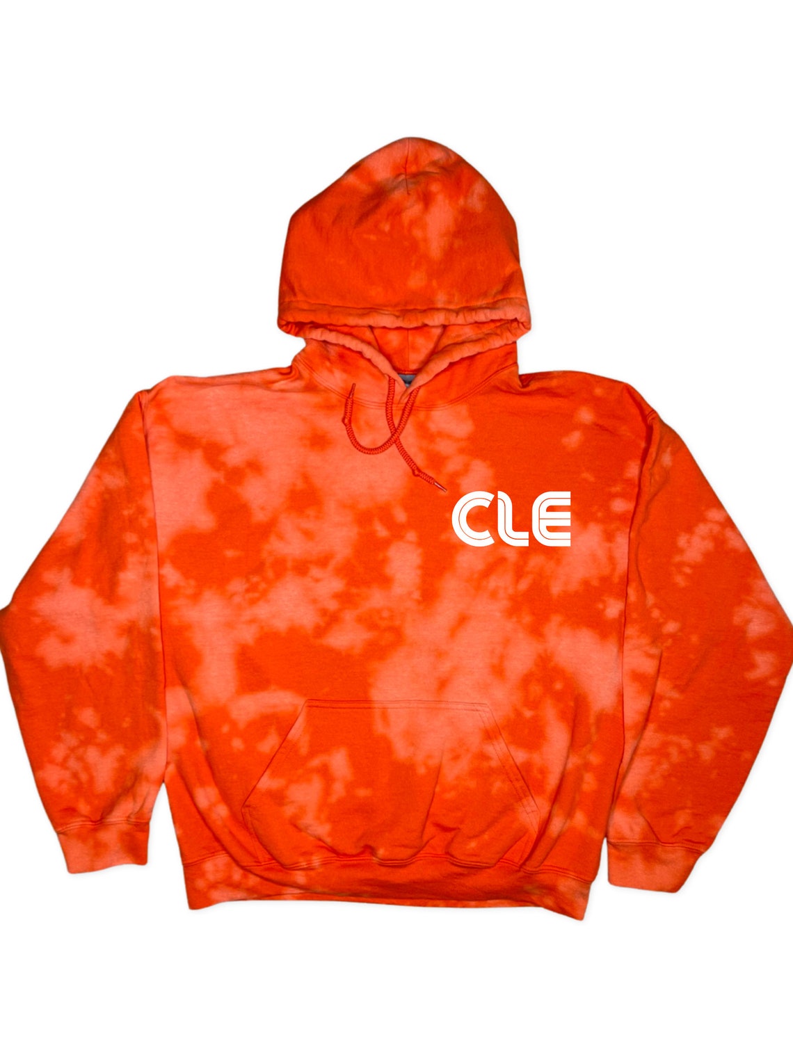 bleach dye hoodie