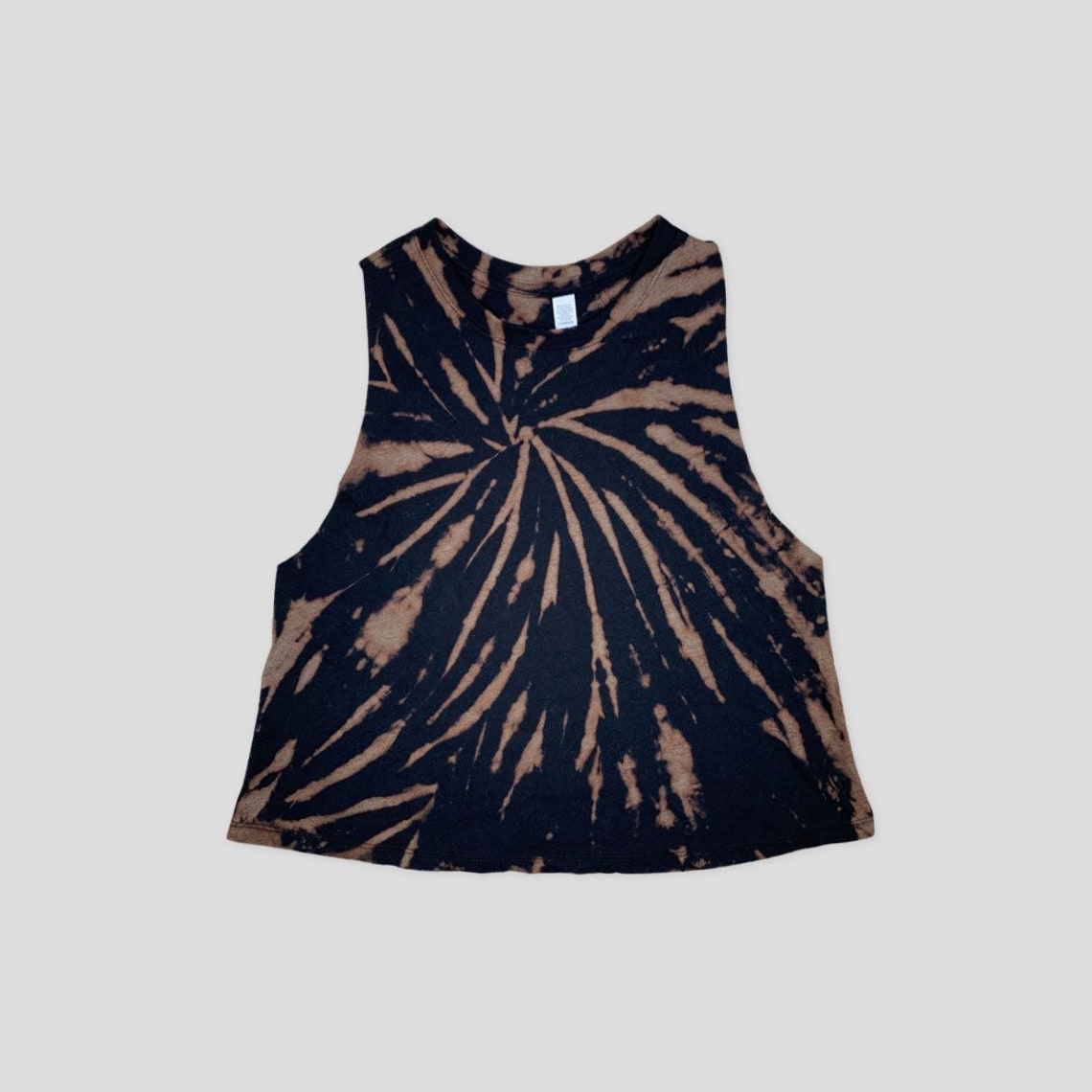 bleach dye crop top