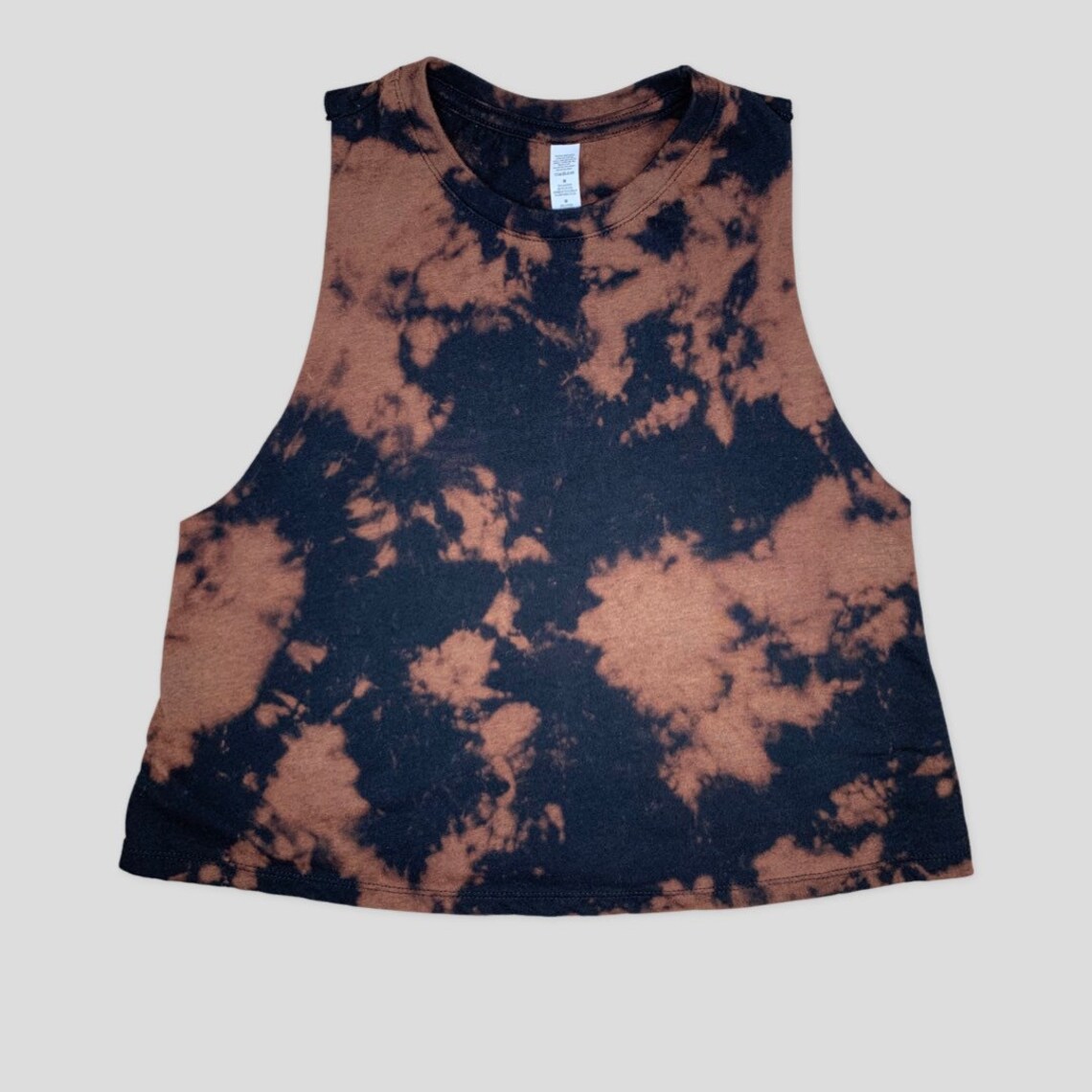 bleach dye crop top