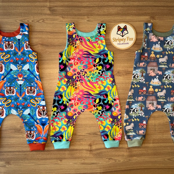 Handmade Romper Dungarees, Baby and Children's