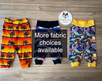 Children’s Sale Leggings, Baby Legging Handmade, Kids Clothes, Relaxed Fit Girls and Boys Leggings