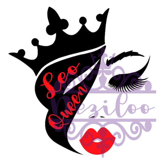 Leo Queen Zodiac Birthday Woman Digital Download Cut File SVG - Etsy