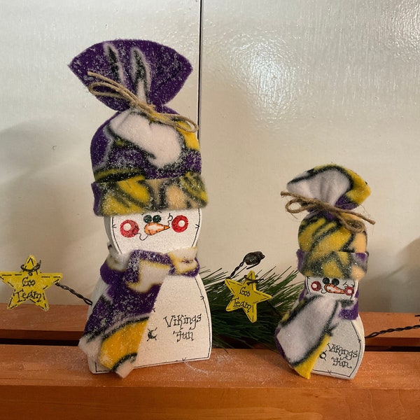 Minnesota Vikings Snowmen