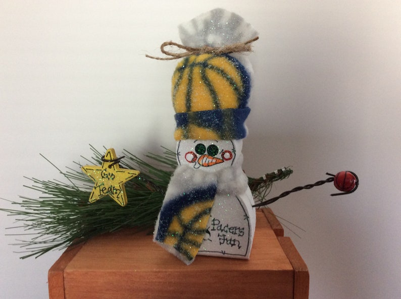 Indiana Pacers Snowman