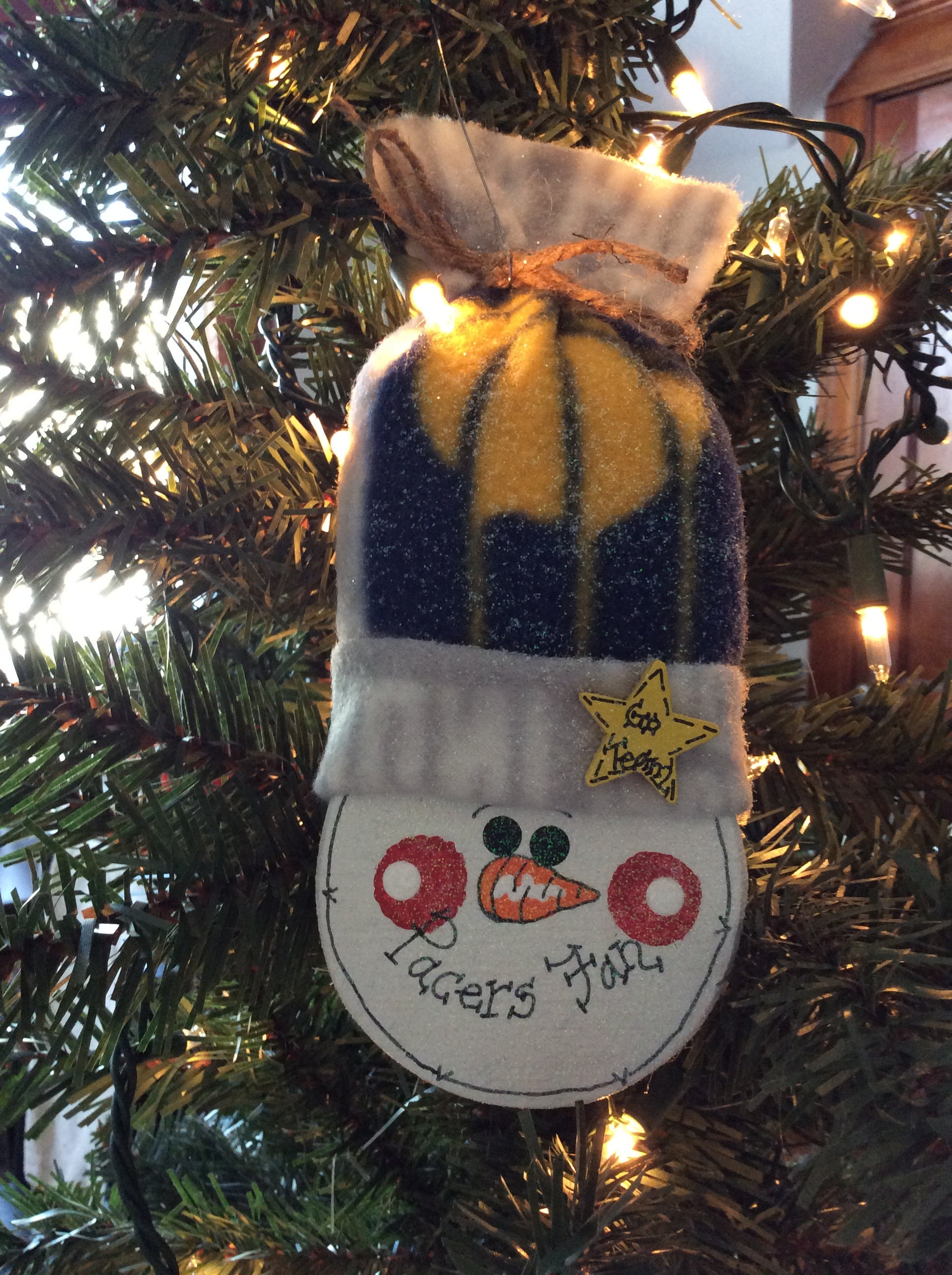 Indiana Pacers Christmas Ornaments 2022 Indiana Pacers Snowman Ornament | Etsy