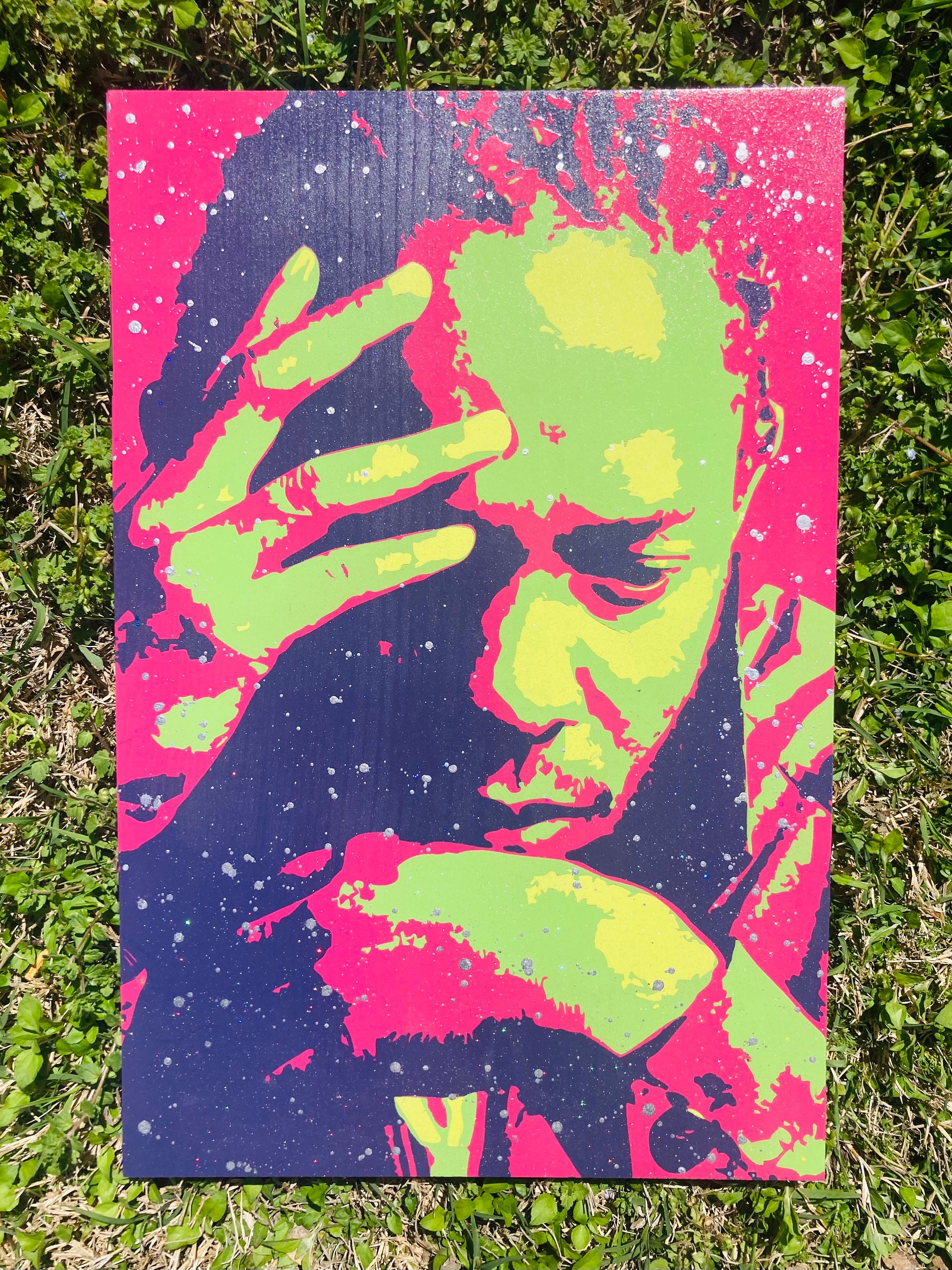 Kendrick Lamar Spray Paint Pop Art / Street Art / Graffiti / Etsy
