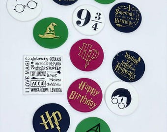 Magic School Cookie Stamp, Wizard Theme Fondant Embosser, Cookie cutter,  Party Baking Tool