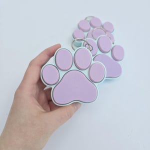 Cat Paw Clicker keyring - Sensory Toy - Autism, ADHD, Stress, Anxiety Relief