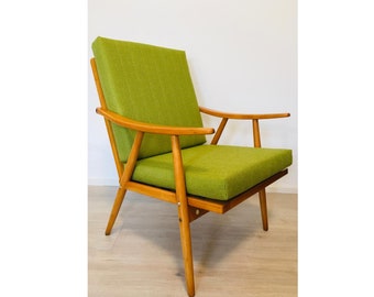 VINTAGE Lounge Boomerang Armchair by TON, Czechoslovakia 1970&#39;s
