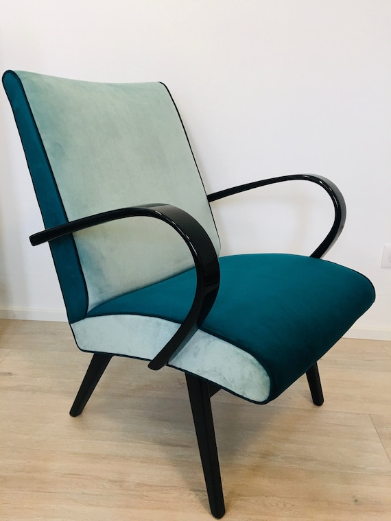 Vintage Armchair by Jaroslav Smidek for Ton Czechoslovakia 1960"s