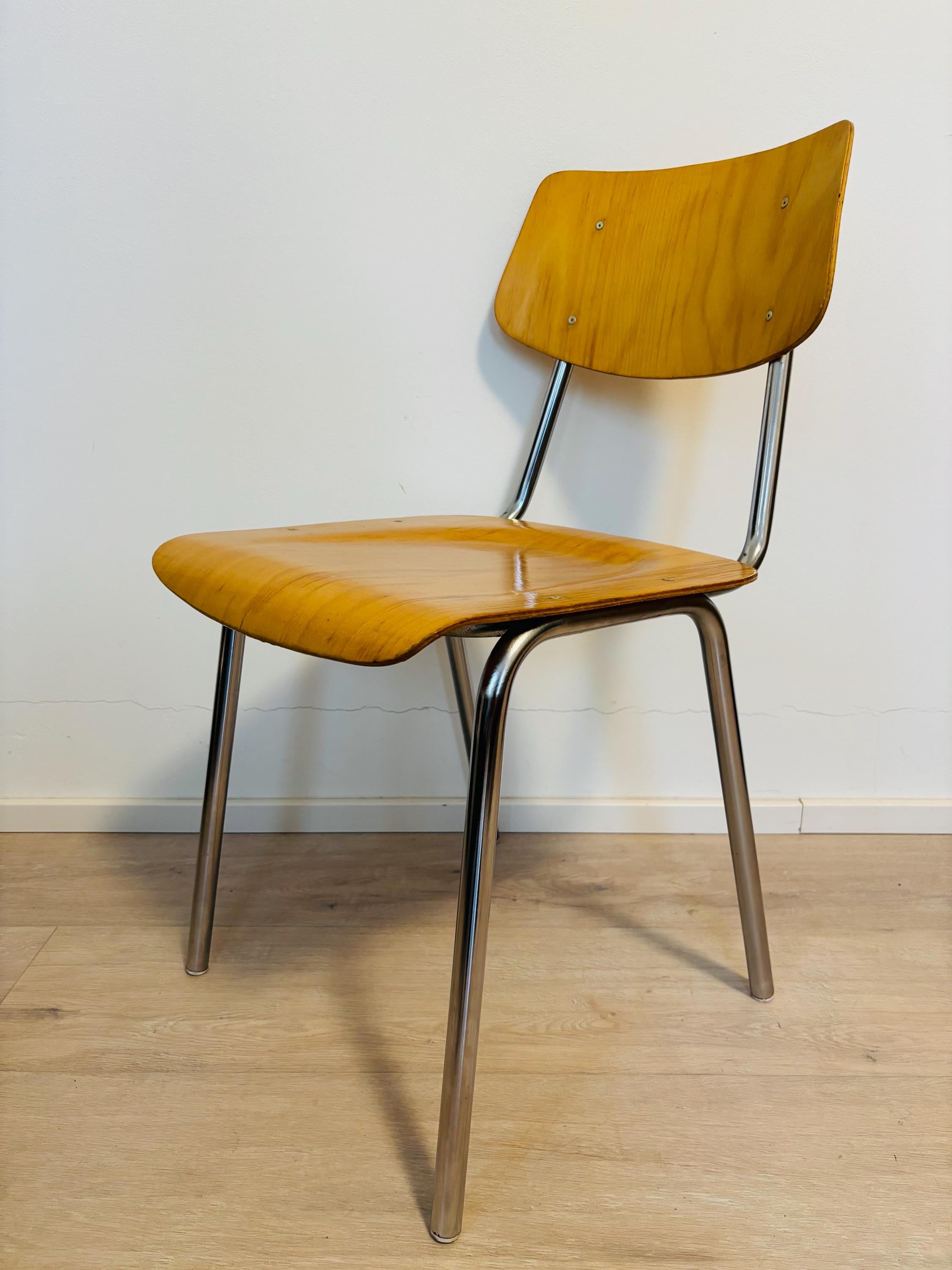 Vintage School Chair From Czechoslovakia 1980's Model Z-323 - Etsy