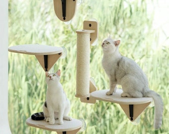 Cat Climbing Frame, Cat Climbing Steps, Cat Tower, Cat Climbing Furniture, Cat Wall Shelf, Window Cat Perch, Cat Window Bed, Cat Bed