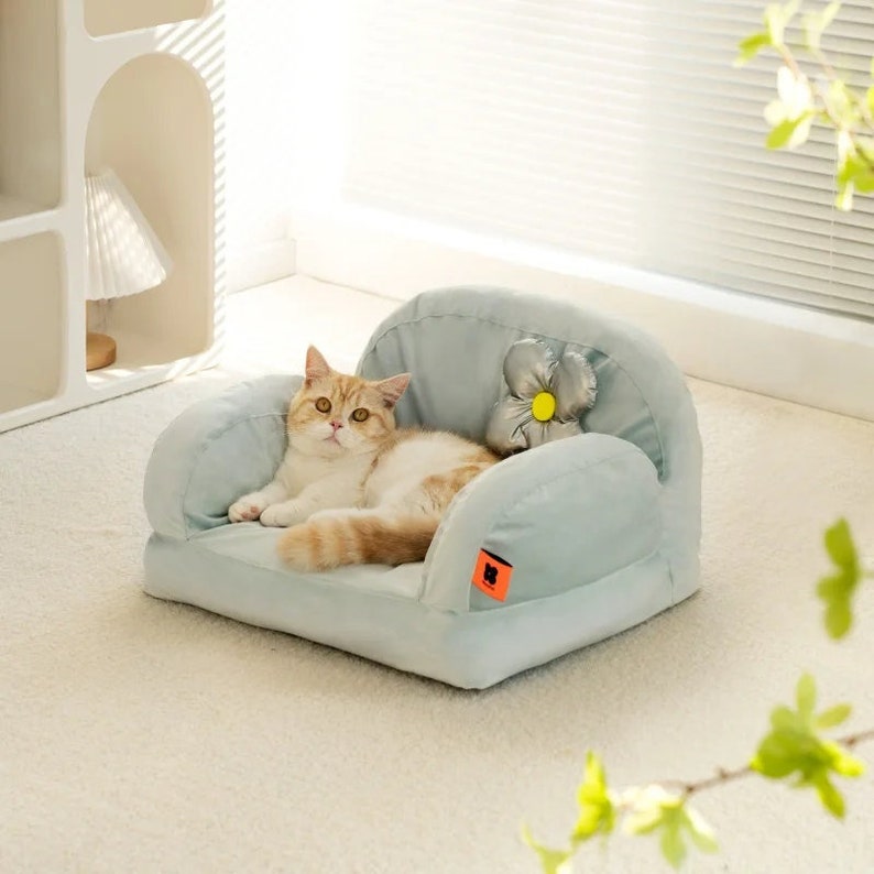 Single Cat Sofa Bed Pet Sofa Cat Bed Cat Couch Cat Etsy