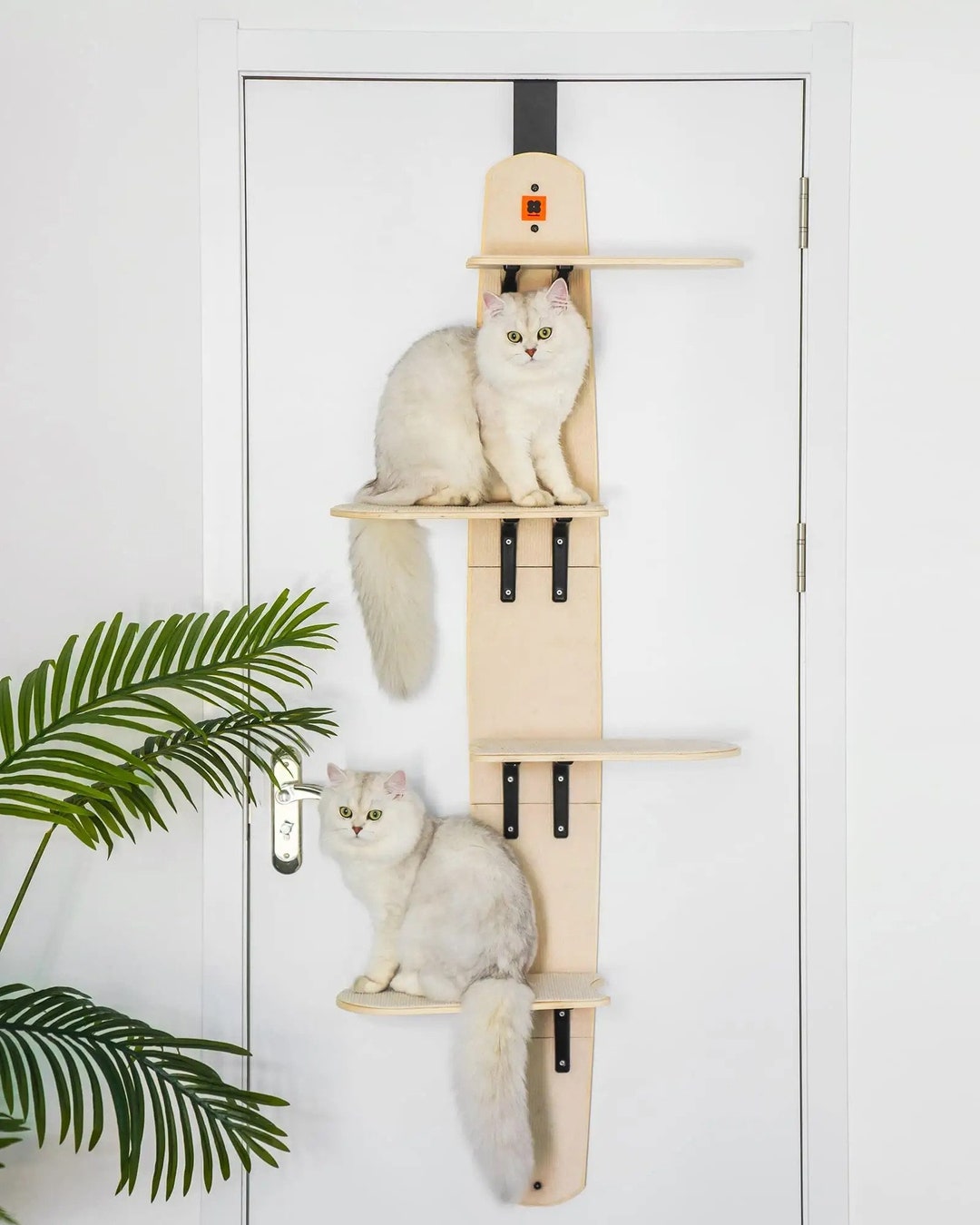Wooden Door Cat Tree, Door Hanging Bed for Cats, Cat Climbing Tree