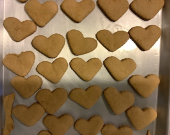 AMR Peanut Butter Homemade No Preservatives Heart Shaped Small Dog Treats