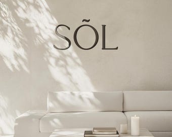 Schwarzes Acryl-Firmenlogo-Schild - Individuelles Wand-Branding für Salon oder Büro - Personalisiertes Firmennamenschild - Studio- oder Ladendekor