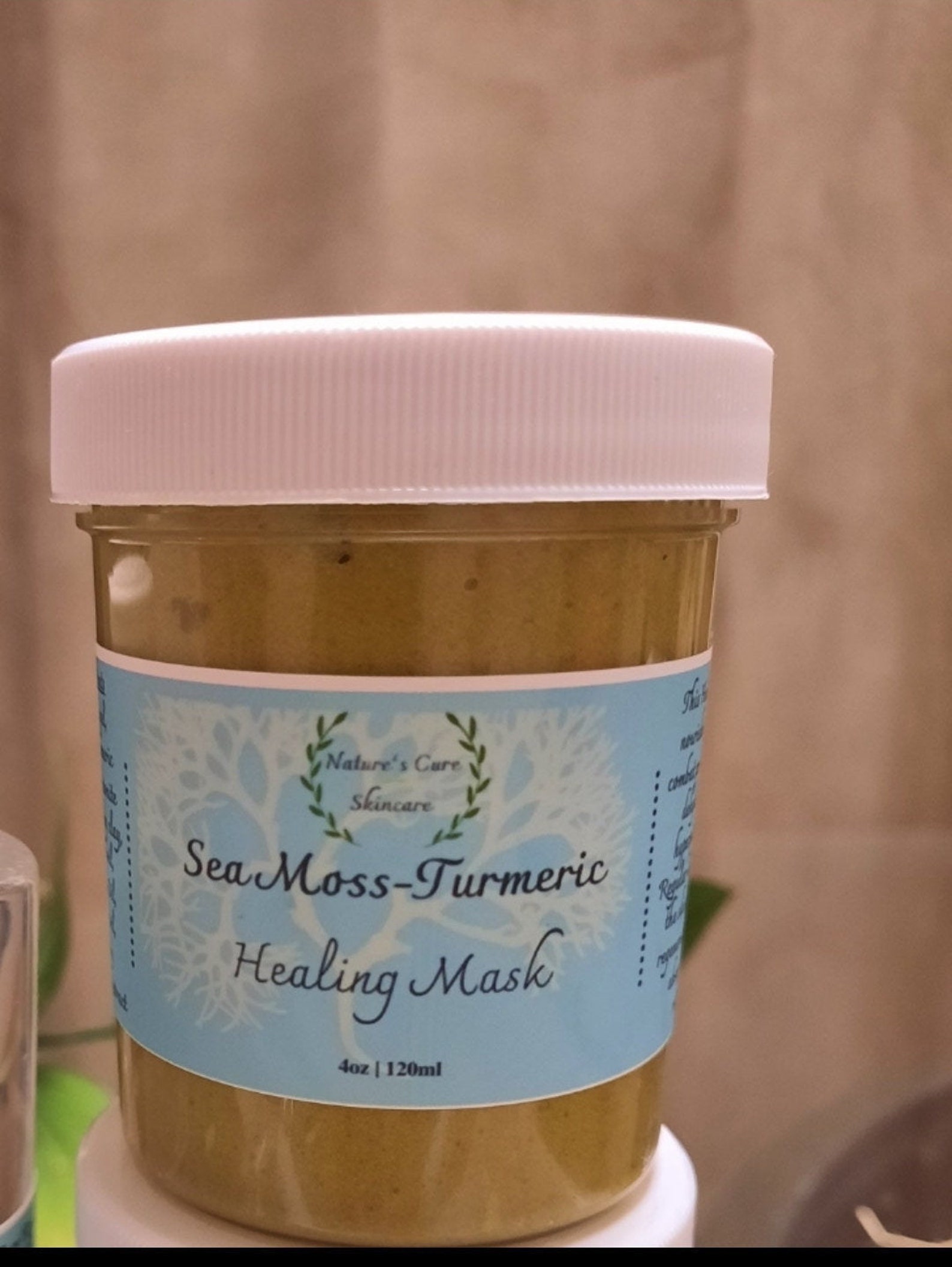 Sea MossTurmeric Healing Mask Etsy