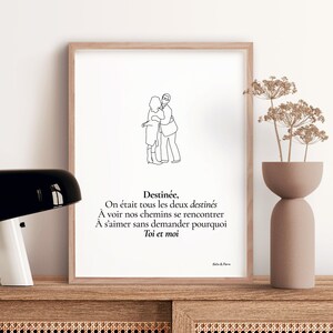 Affiche citation Le père Noël est une ordure | Poster minimaliste - Fond blanc - Film, cinéma, humour, drole - Affiche French Pair