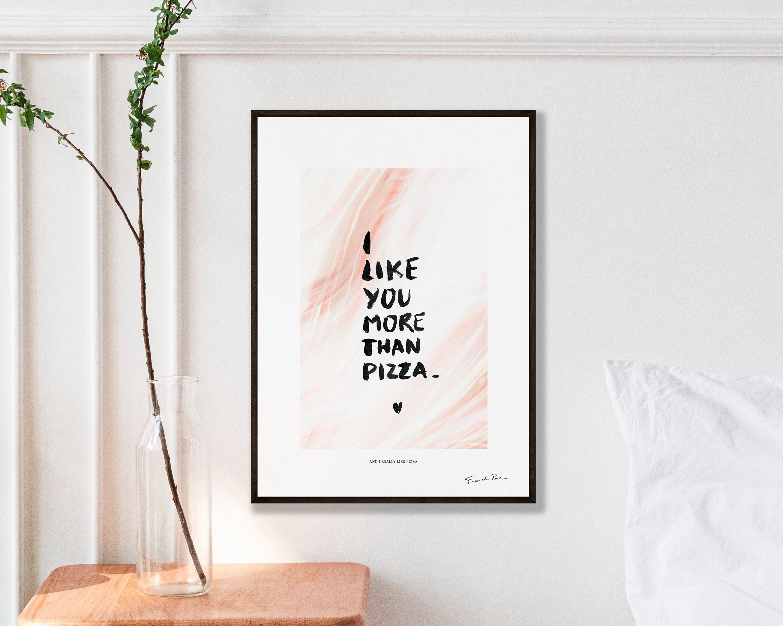 Affiche I Like You... | Art - Citations Affiche French Pair