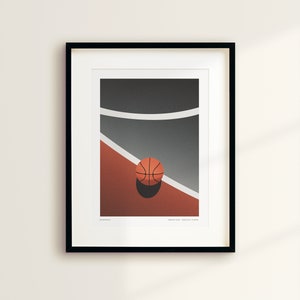 Retro BASKETBALL Poster | Retro Poster - Sport, Basketball - French Pair Poster