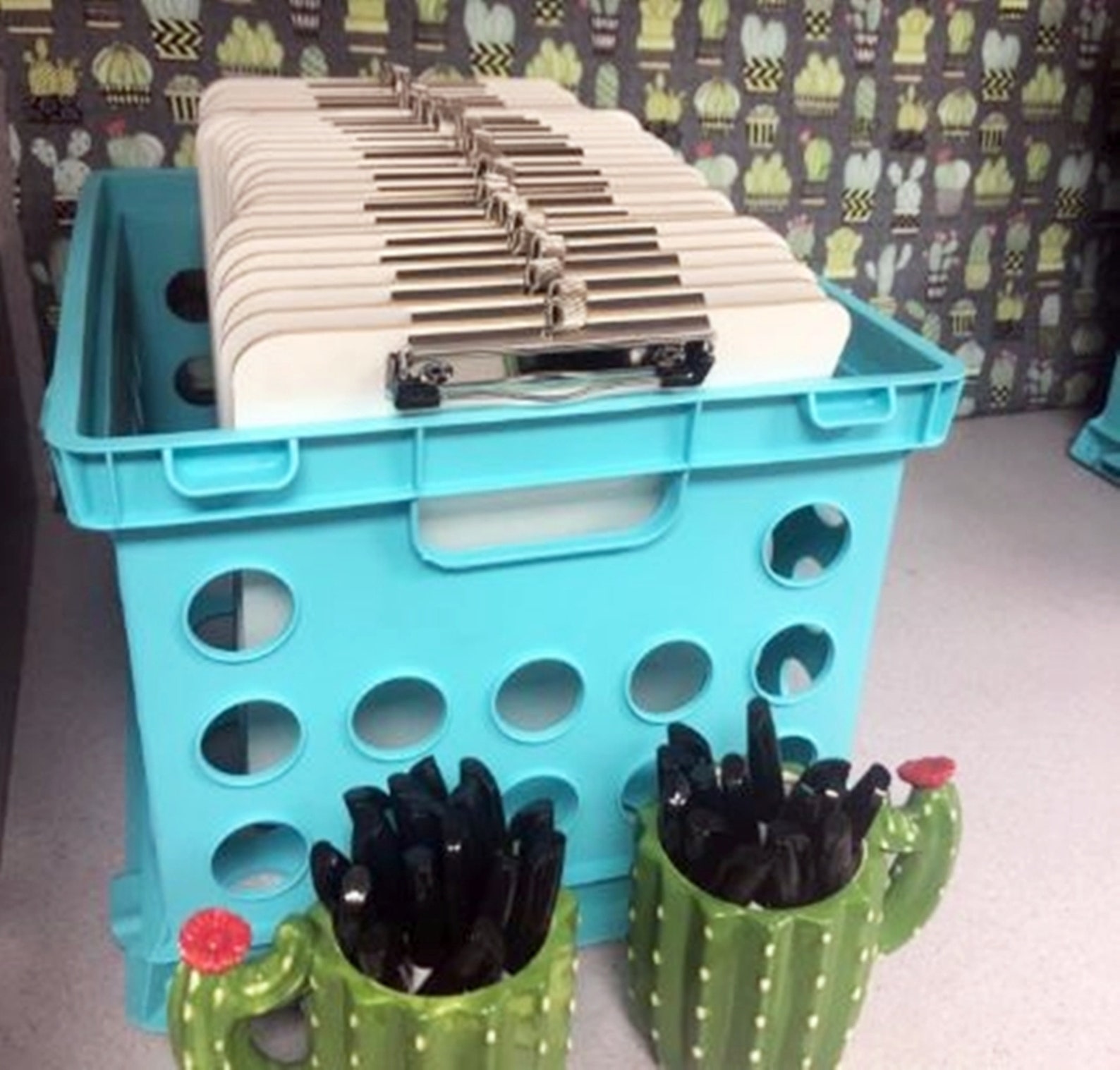 Dry Erase Clipboards Set of 30 Markers Pen Holder White Etsy