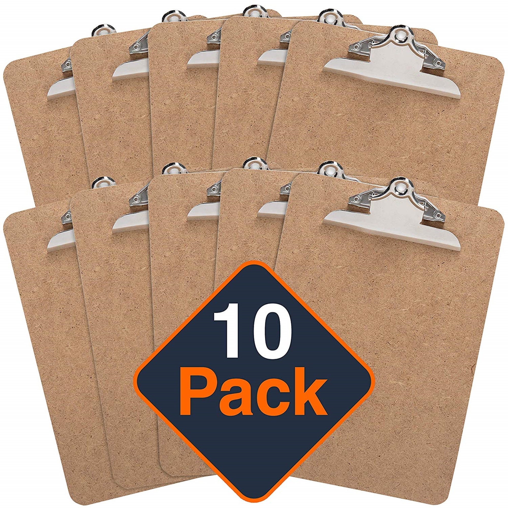 Bulk Clipboards Set of 10 Plain Wooden Clip Board Masonite Etsy