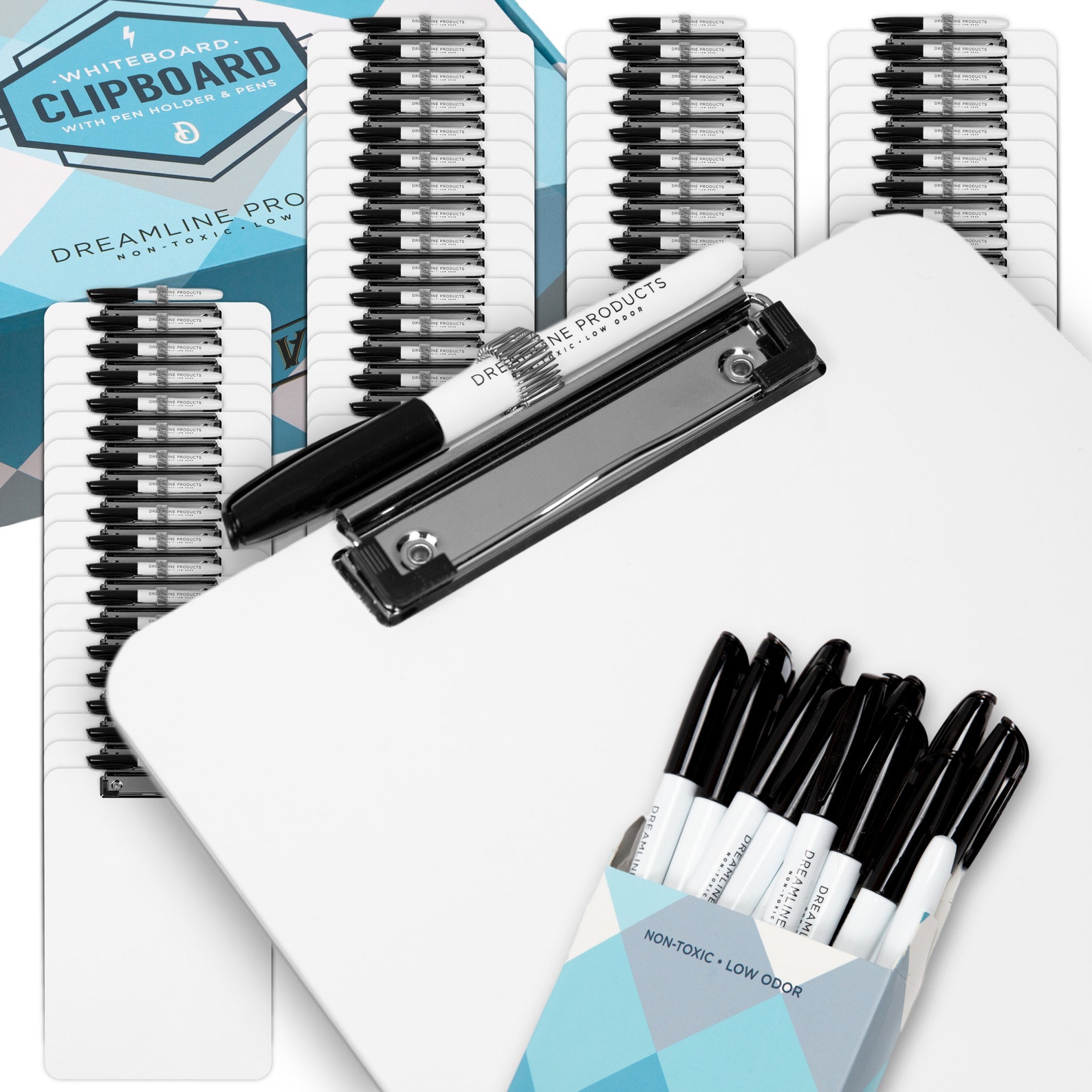 Bulk Dry Erase Clipboards Set of 60 Markers White Board Etsy