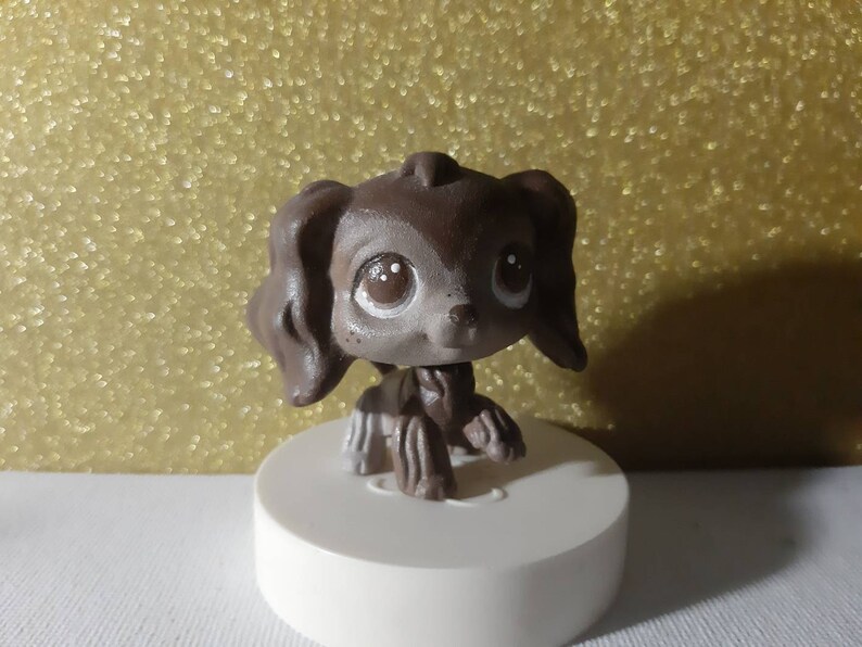 Lps Custom Monochrome Cocker Spaniel Etsy