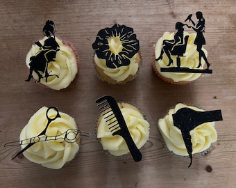 Hairdresser // Hairdressing // Salon Cupcake Topper