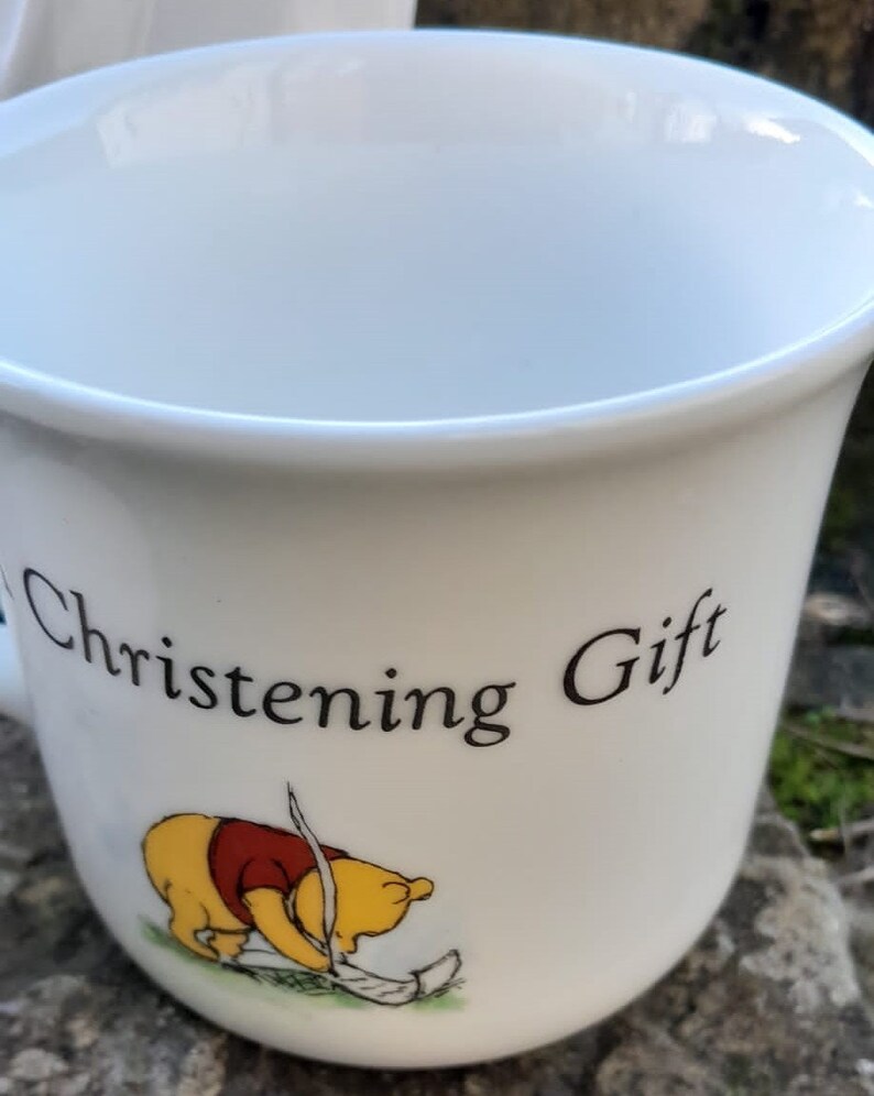 Winnie the Pooh Christening Gift Collection Plate Mug & Etsy