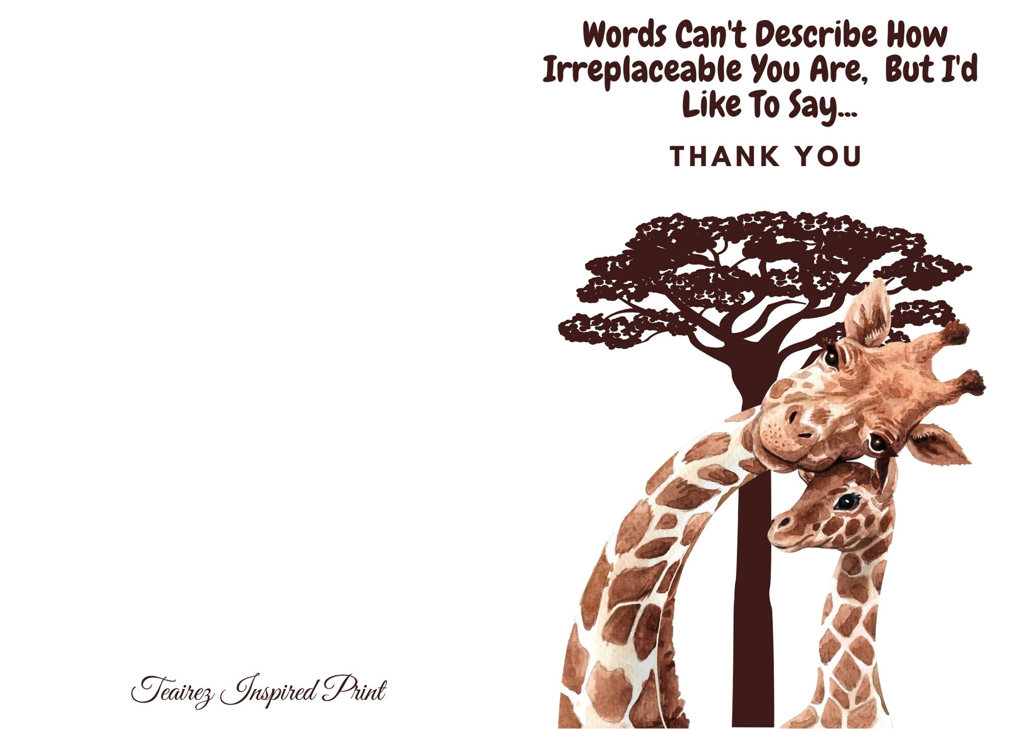 Irreplaceable Card - Etsy Canada Irreplaceable Card - Etsy Canada