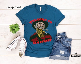 Welcome to ELM Street Shirt||Freddy Krueger Shirt||Freddy Krueger Halloween Shirt||Unisex shirt