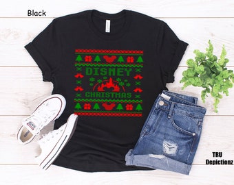 Ugly Disney Christmas Shirt||Mickey Mouse Shirt||Disney Christmas Shirt||Unisex shirt