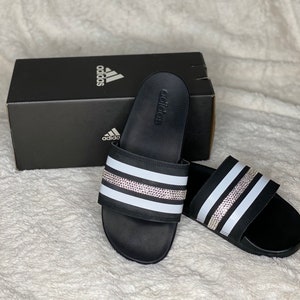 bling adidas slides