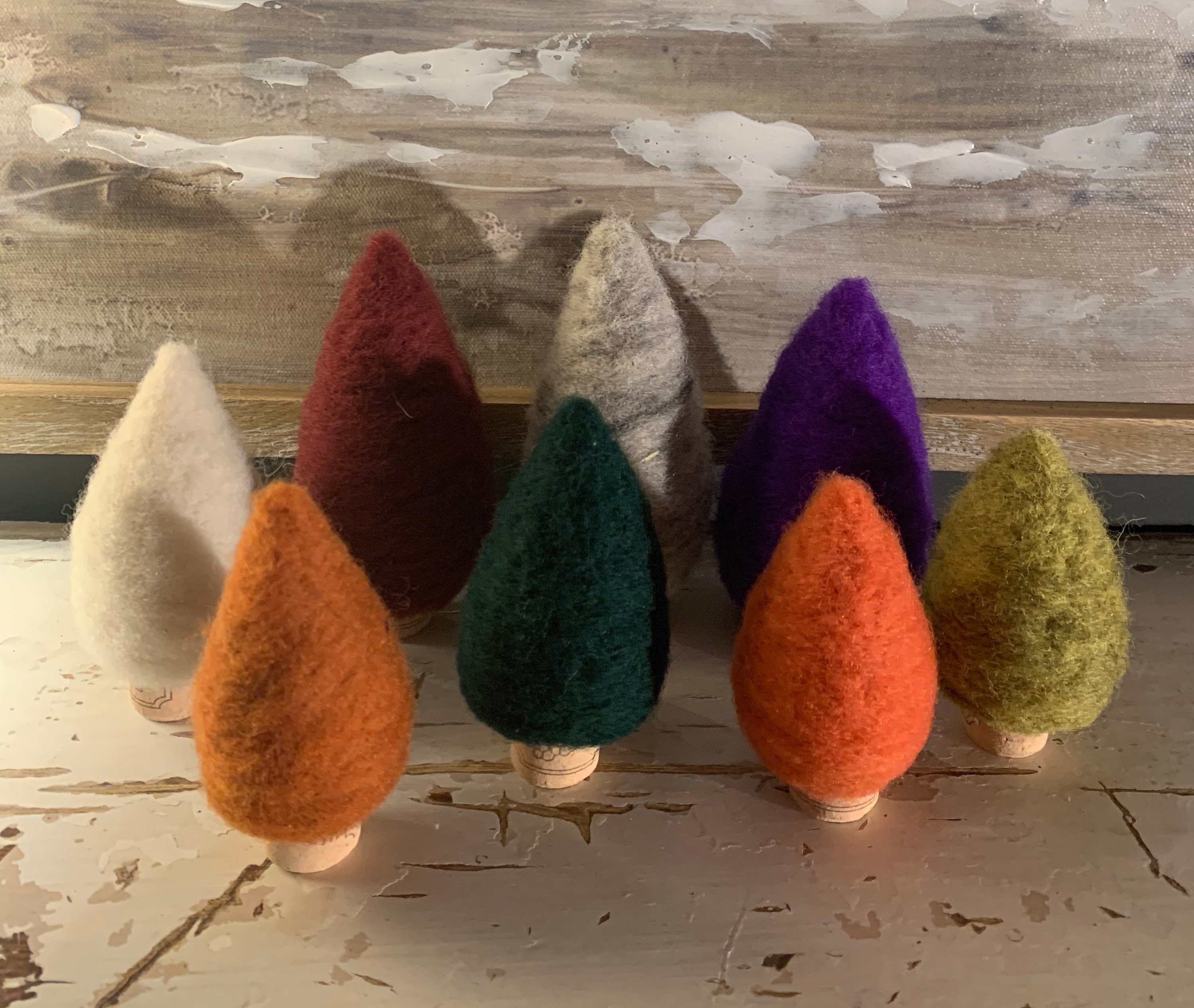 Felted Trees Etsy