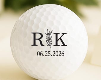 Personalized Wedding Favor Golf Balls Custom Guest Favors with Names, Date  Monogram  Unique Reception Gift for Bride Groom Guests