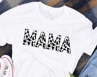 mama cow print shirt