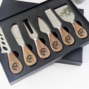 Cheese Knife set Charcuterie Board Accessories Cheese Knives for Housewarming Gift Hostess Gift Bridal Shower Gift for friend Initial gifts