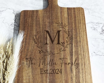 Personalized Cheese board Customized Charcuterie Board  Wedding Gift cheese board personalized Engagement Gift Marble and Wood Serving Tray