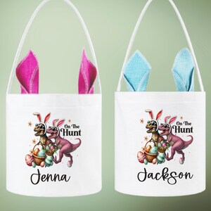 Personalized Easter Bag: Bunny Ear Treat Bag for Grandkid