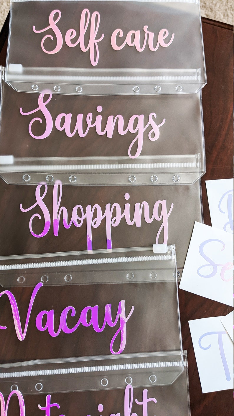 Cash Envelope Labels Custom Budget Planner Binder Labels Etsy