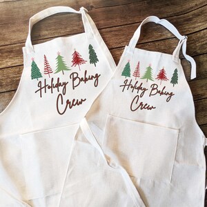 Christmas Baking Apron: Matching Family Holiday Aprons