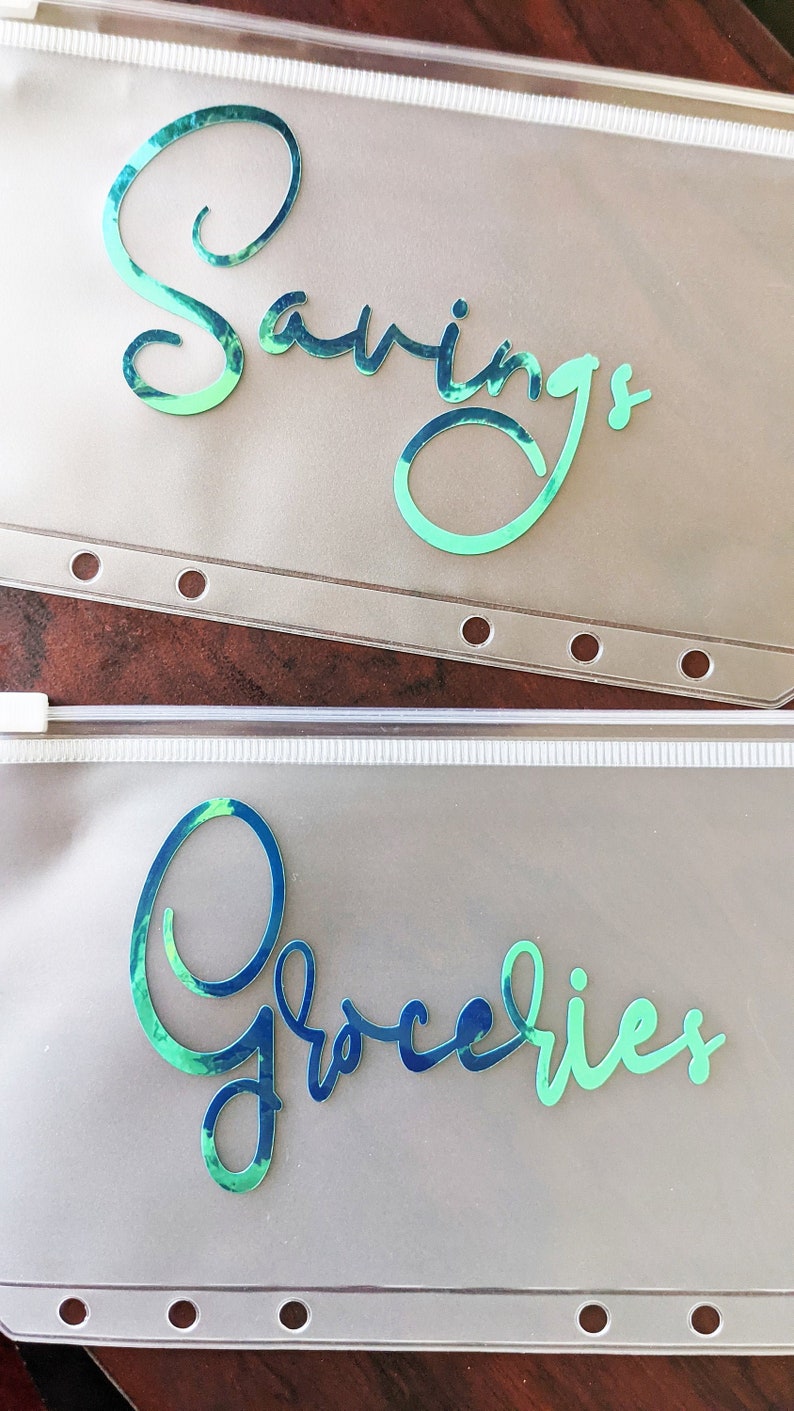 Cash Envelope Labels Custom Budget Planner Binder Labels Etsy