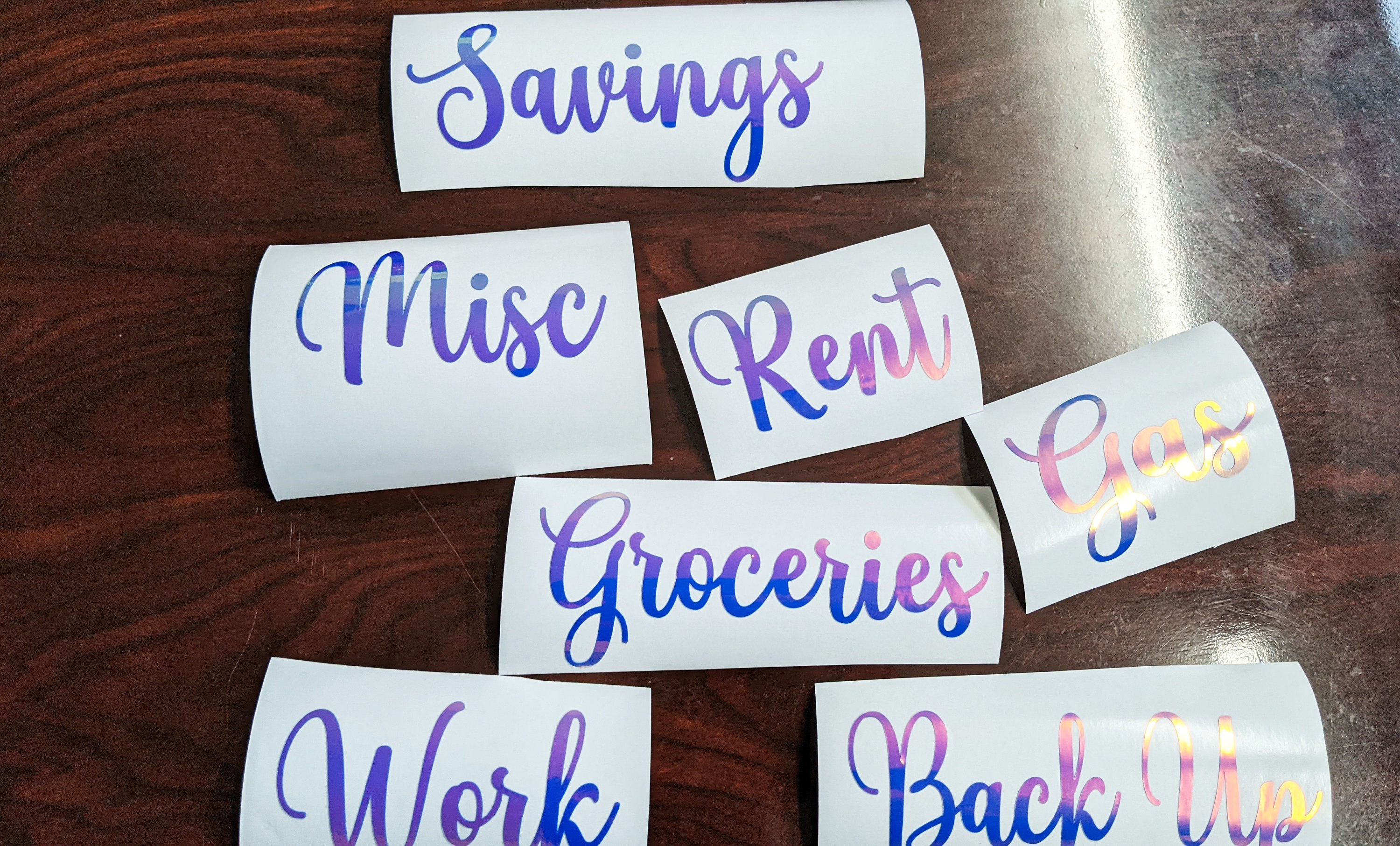 Paper, Party & Kids Money envelope stickers Custom budget planner