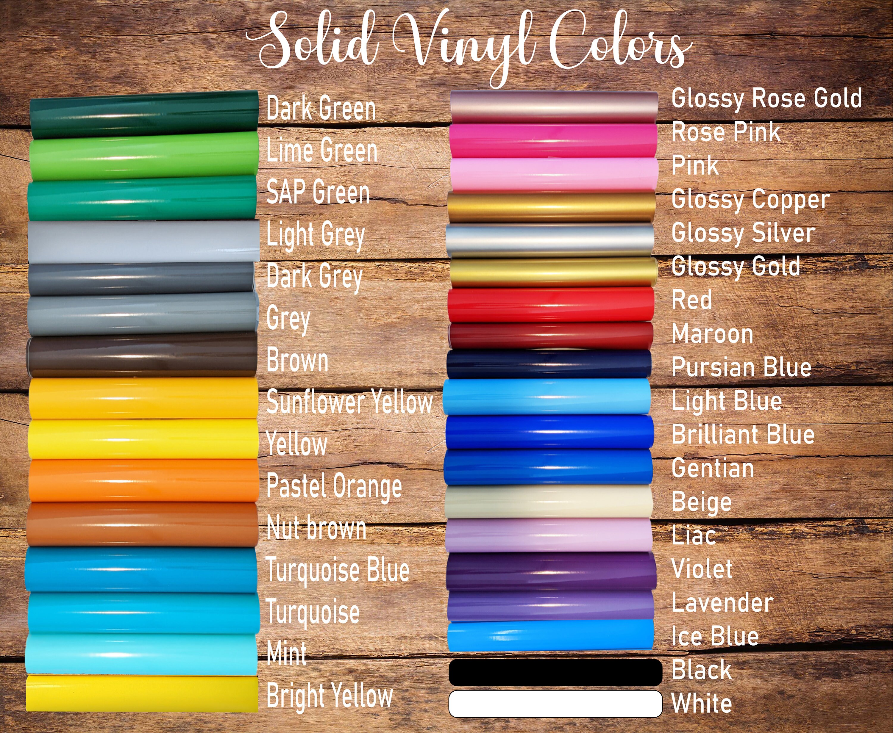 Vinyl decal Labels Personalized decal for wood signs Custom Etsy